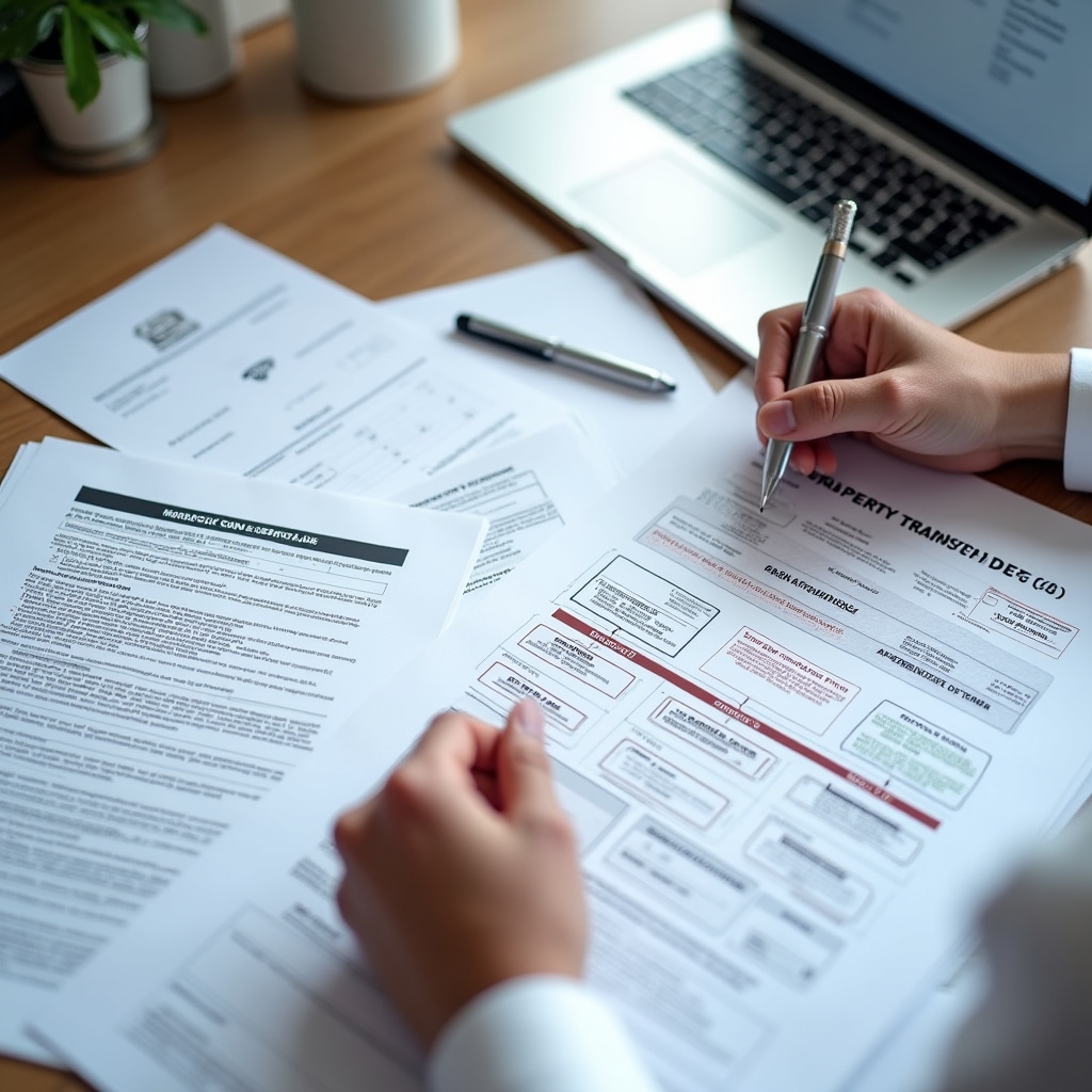 Bond registration documents and mortgage application forms