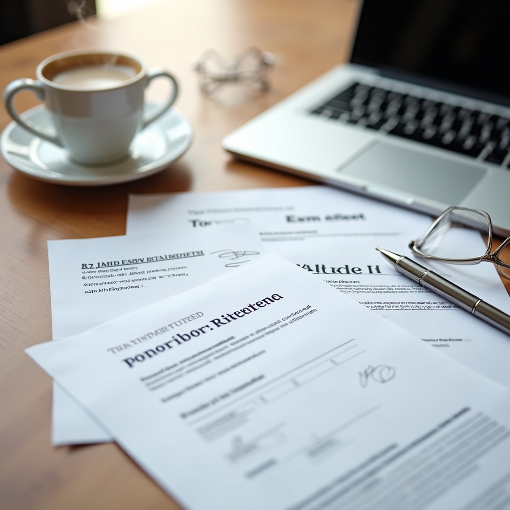 Imibhalo yokudluliselwa kwempahla nemibhalo yomthetho edesikeni enekhofi